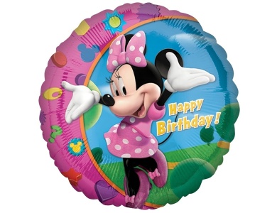 Folienballon rund Minnie Mouse