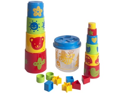Steckbox und Pyramide