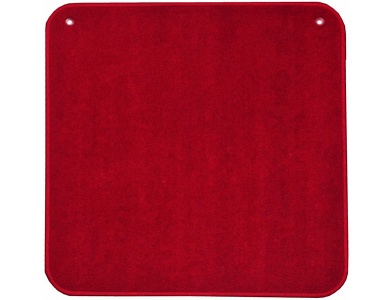 Jassteppich Uni Rot