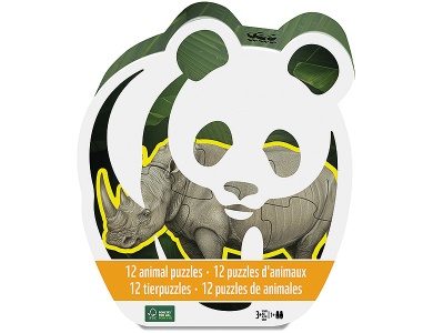 12 Tierpuzzles