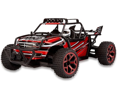 RC Buggy Storm 1:18 4WD proportionales Gas inkl Akku und Ladegerät rot 