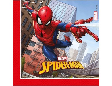 Amscan Papierservietten Spiderman (20Teile)