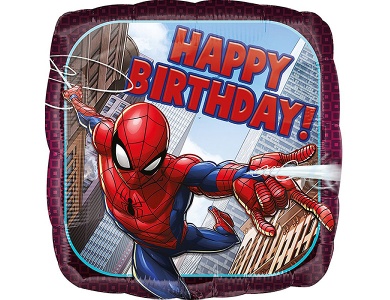 Folienballon Spiderman Happy Birthday