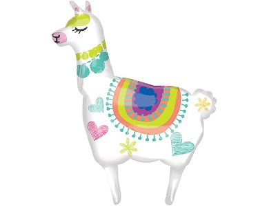 Folienballon Lama 71x104cm