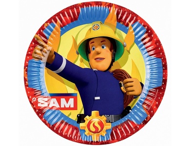Amscan Feuerwehrmann Sam Pappteller (8Teile)