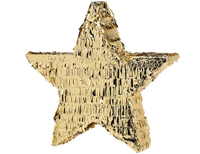 Pinata Stern Silber / Gold