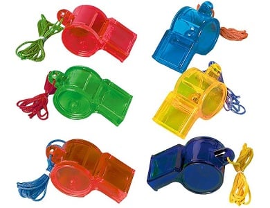 Trillerpfeifen Partypack 12Teile