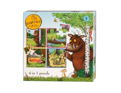 Bambolino Toys Das Gruffalo -Puzzle, 4in1