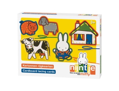 Bambolino Toys Miffy Threading Cards Farm