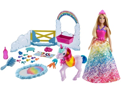 Barbie Einhorn und Prinzessin Puppe