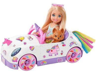 Barbie Regenbogen-Einhorn Auto