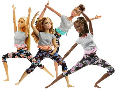 Barbie Made to Move Puppe