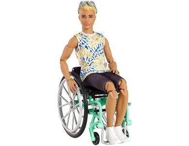 Ken Puppe mit Rollstuhl