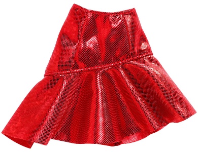 Rock Asymmetric Ruffle