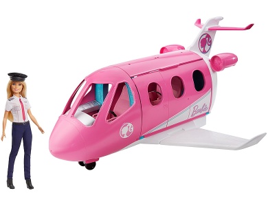 Traumflugzeug mit Puppe