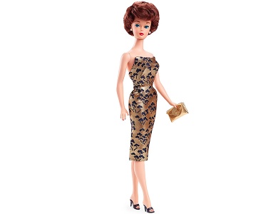 1961 Bubblecut Barbie Puppe