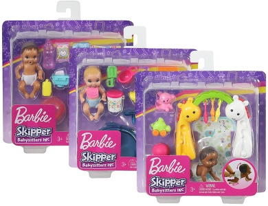 Barbie Skipper Babysitters Inc. Baby-Puppe und Zubeh�r