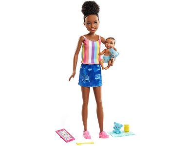 Puppe mit Baby Denim