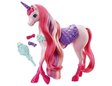 Barbie Dreamtopia Zauberhaar Einhorn mit Zubeh�r