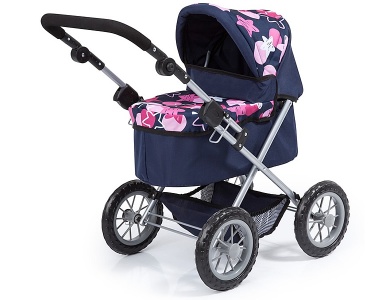 Kombi Puppenwagen Emotion All In Navy Pink 3 In 1 Bayer