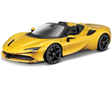 Bburago Ferrari R&P SF90 Spider Gold