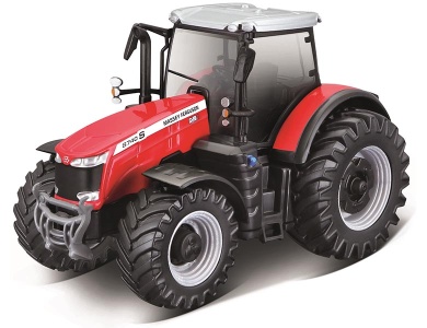 Bburago Farmland Traktor Massey Ferguson mit Schwungrad