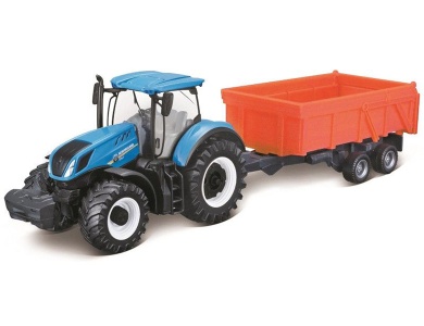 Traktor New Holland T7.315 mit Schwungrad & Anhnger