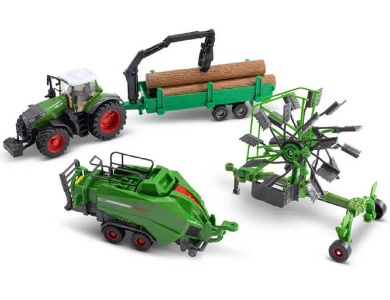 Bburago Farmland Traktoren Set Fendt 1050 Vario mit Schwungrad