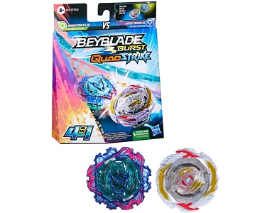 Beyblade QuadStrike Gambit Dragon vs. Ambush Achi