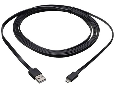USB Kabel Schwarz 3m
