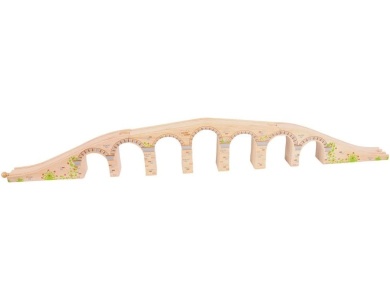 Bigjigs Rail Holzschienen - Eisenbahnviadukt, 3-teilig.