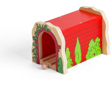 Bigjigs Rail Holzschienen - Roter Tunnel