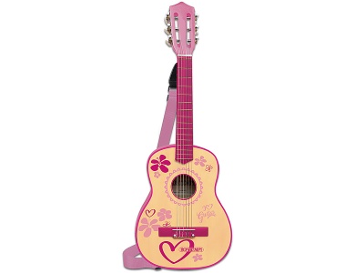 Bontempi Klassische Holzgitarre Pink (75cm)