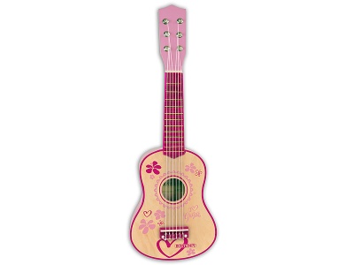 Klassische Holzgitarre Pink 55cm