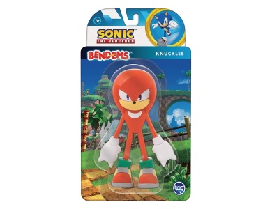 Boti Bendems biegsame und flexible Spielfigur  Sonic Knuckles