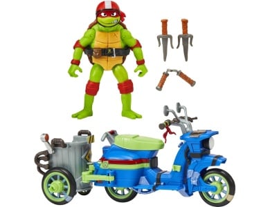 Boti TMNT Teenage Mutant Ninja Turtles Battle Cycle Scooter mit Raphael