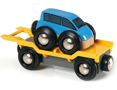 Autotransporter mit Rampe