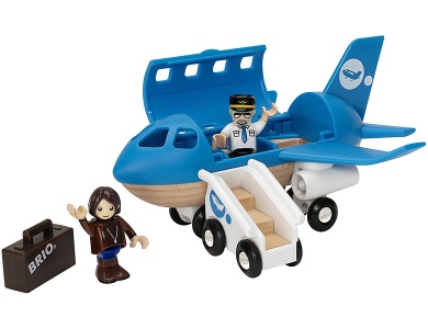 Blaues Flugzeug Blau
