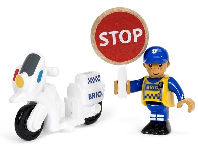 Motorrad-Polizist