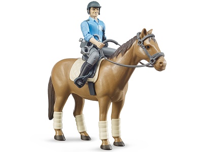 Berittener Polizist