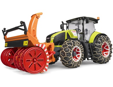 Claas Axion 950 mit Schneefräse