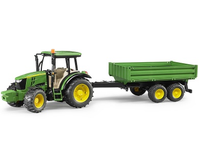 John Deere 5115M mit Bordwandanhnger