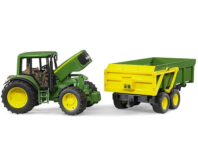 John Deere 6920 mit Anhänger