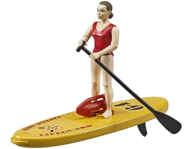 Life Guard mit Stand Up Paddle