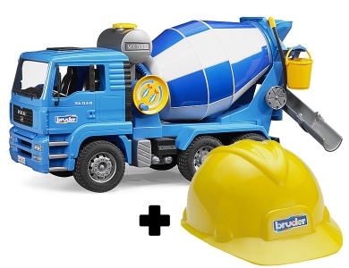 MAN TGA Betonmisch-LKW inkl. Spielhelm