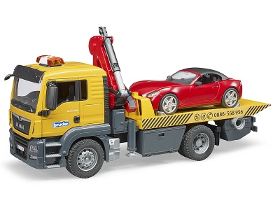 MAN TGS Abschlepp-LKW mit Roadster
