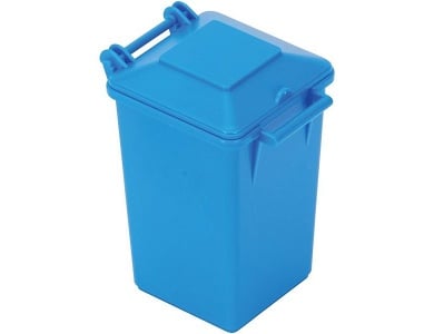 Mülltonne Blau