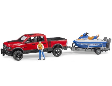 RAM 2500 Power Wagon mit Anhänger