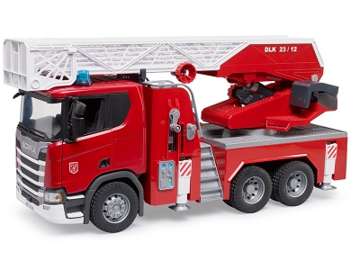 Scania Super 560R Feuerwehr mit Drehleiter
