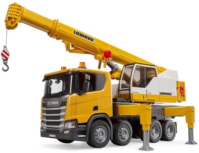 Scania Super 560R Liebherr Kran-LKW mit Light & Sound Modul